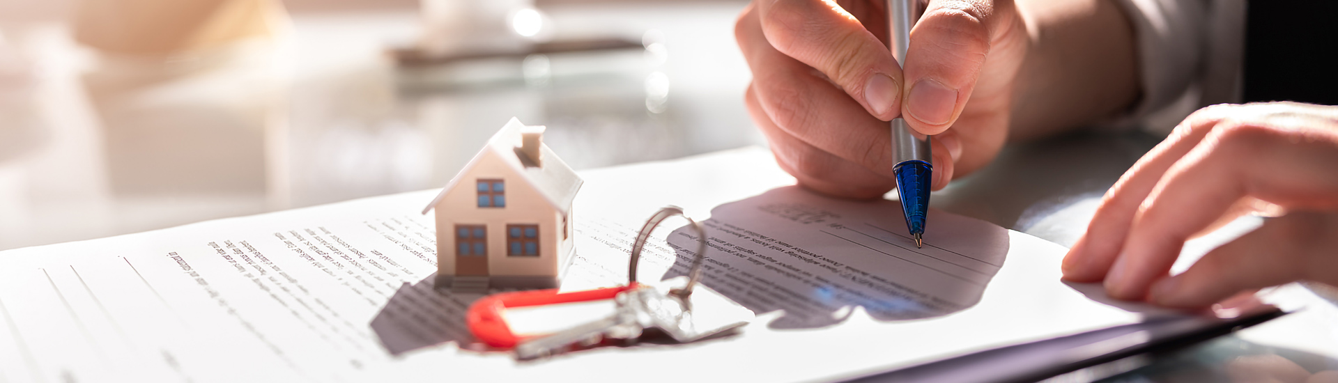 Person signing a document