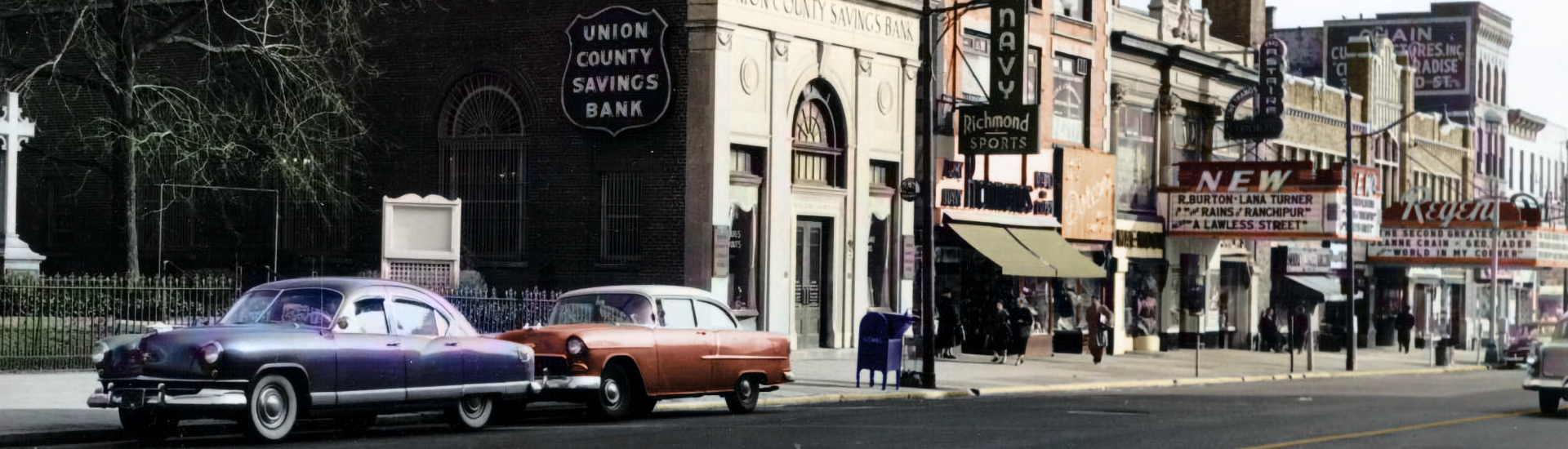 Old picture of Union County Savings Bank